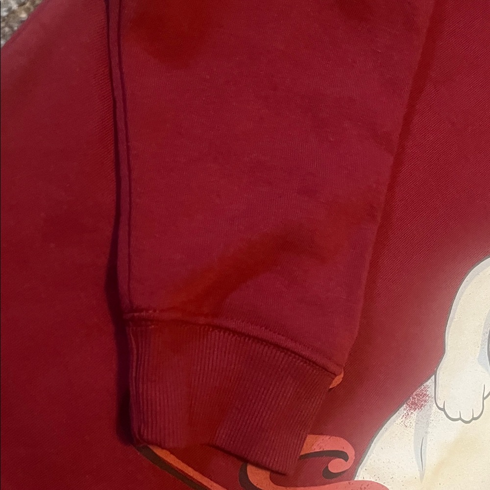 Coca Cola Men's Burgundy Crewneck Sweater - Picture 3 of 4